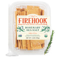 Firehook Organic Rosemary Sea Salt Crackers, Case of 8, 5.5 oz