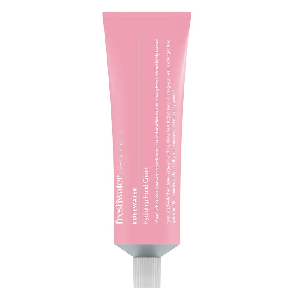Freshwater Farm Australia Rosewater Hand Cream, Case of 8, 2 oz