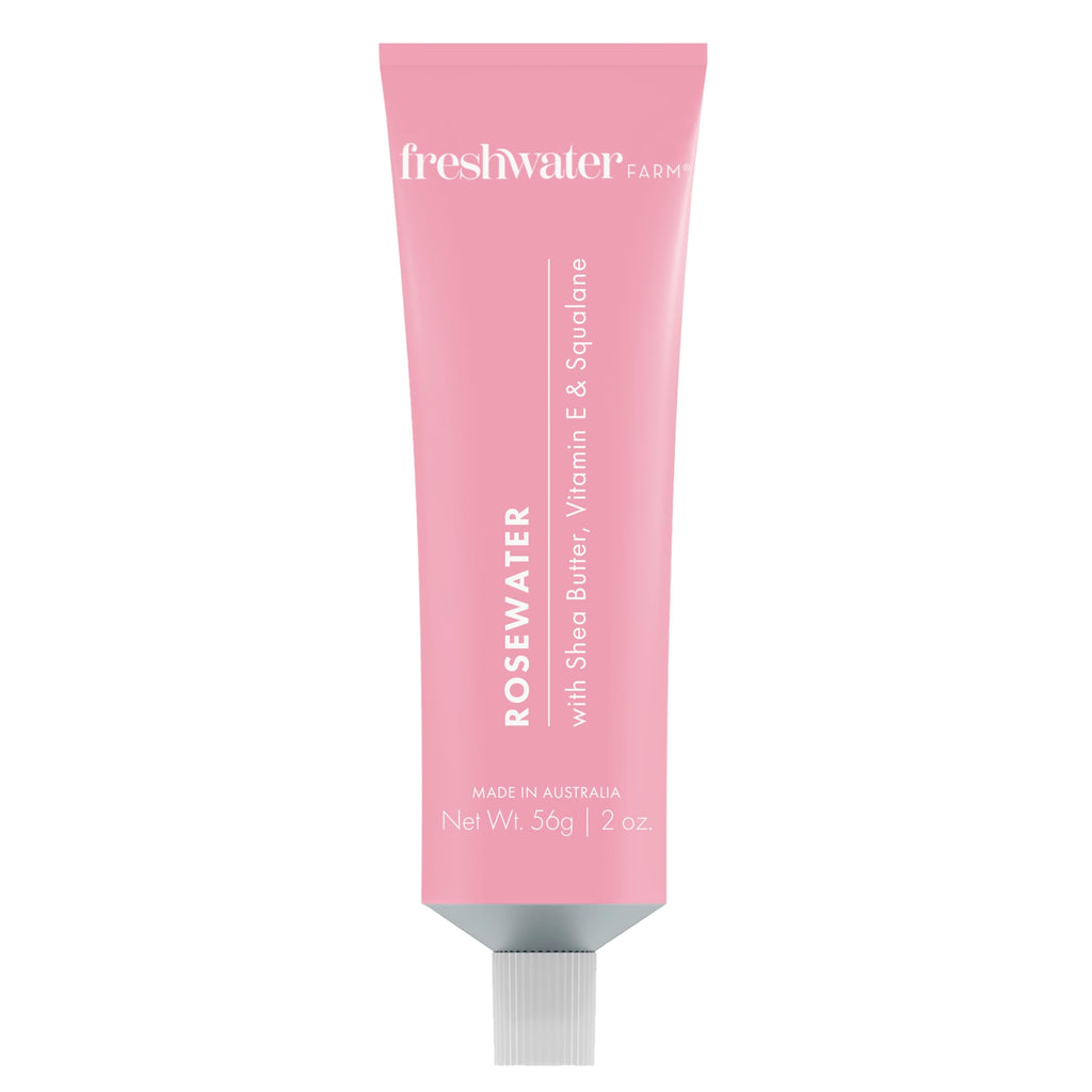 Freshwater Farm Australia Rosewater Hand Cream, Case of 8, 2 oz
