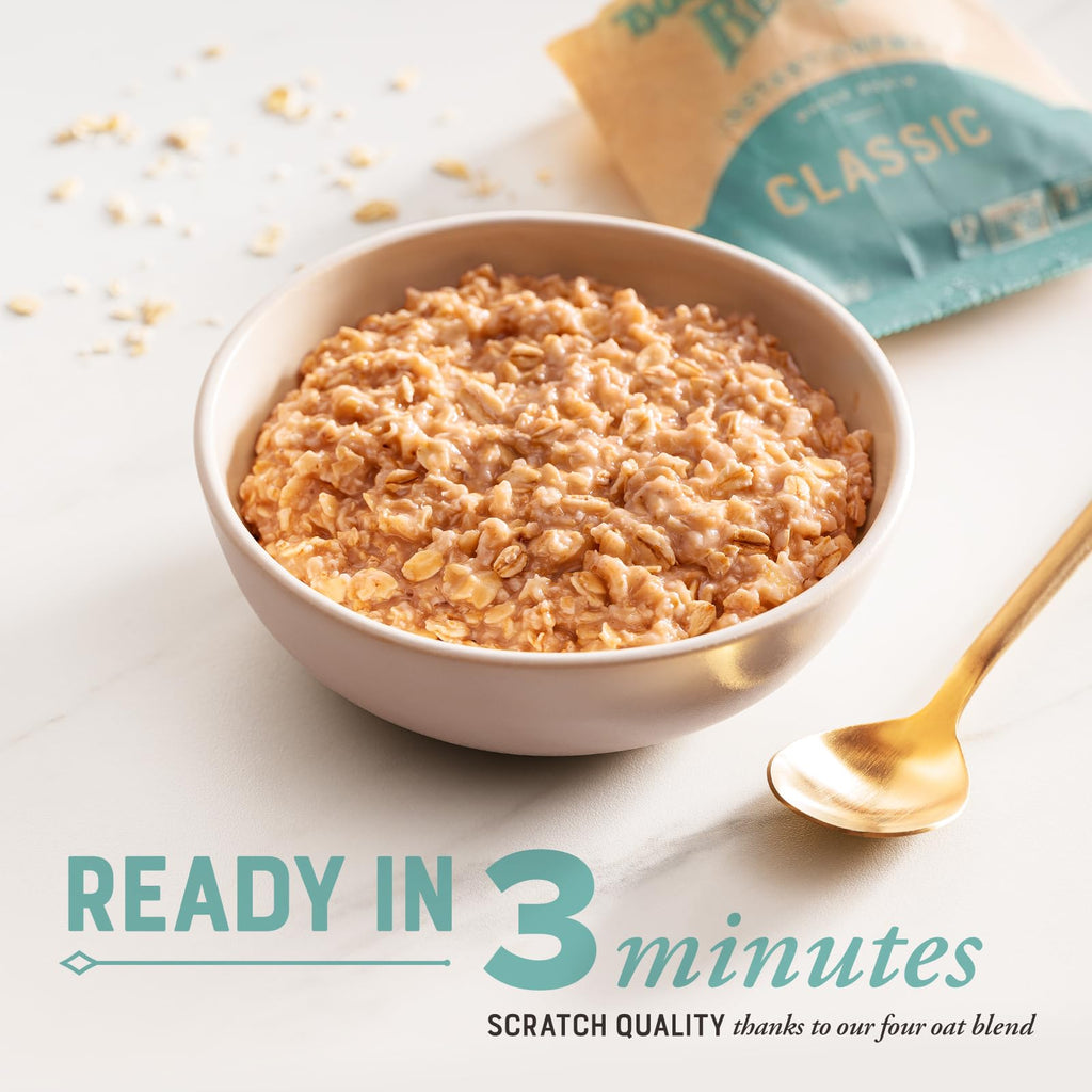 Bob's Red Mill Whole Grain Classic Instant Oatmeal, Case Of 4, 9.52 Oz