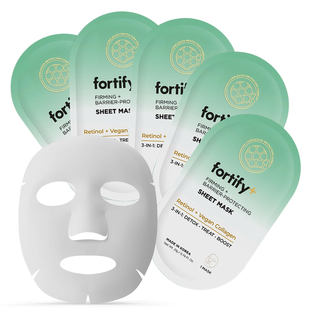 Fortify+ Firming Sheet Mask, 5 Count