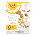 Simple Mills Honey Cinnamon Sweet Thins Snack Packs, Case of 4, 8 Pack, 0.8 Ounce