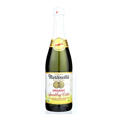 Martinelli's Organic Sparkling Cider, Case of 12, 25.4 Fluid Ounce Bottles