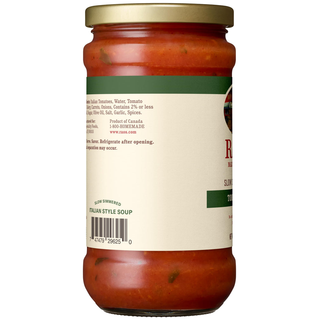 Rao's Tomato Basil Soup, Case of 6, 15.5 Oz