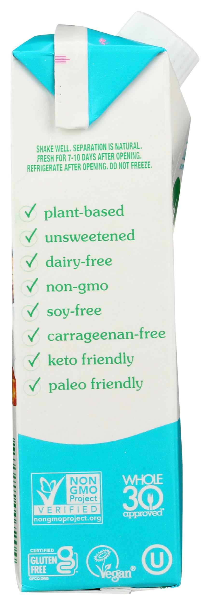 nutpods Caramel Unsweetened Dairy-Free Coffee Creamer, Case of 12, 11.2 Fluid Ounce Cartons