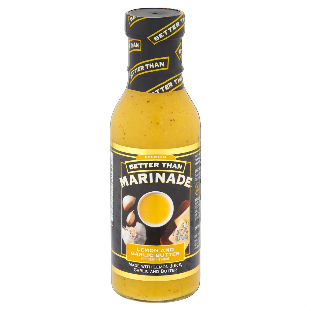 Better Than Marinade Lemon Garlic Butter Marinade, Case of 6, 11.5 Fluid Ounce Bottles