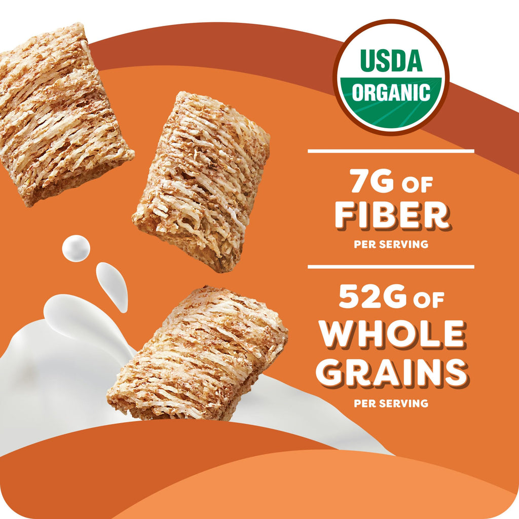Kashi Cinnamon Harvest Organic Breakfast Cereal, Case of 8, 18 oz Boxes