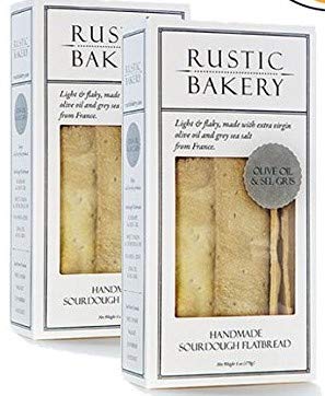 Rustic Bakery Organic Olive Oil Flatbread, Case of 12, 6 Ounce