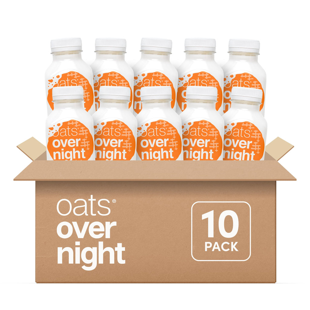 Oats Overnight Peanut Butter Crunch Overnight Oat Shake, Case of 10, 2.3 oz