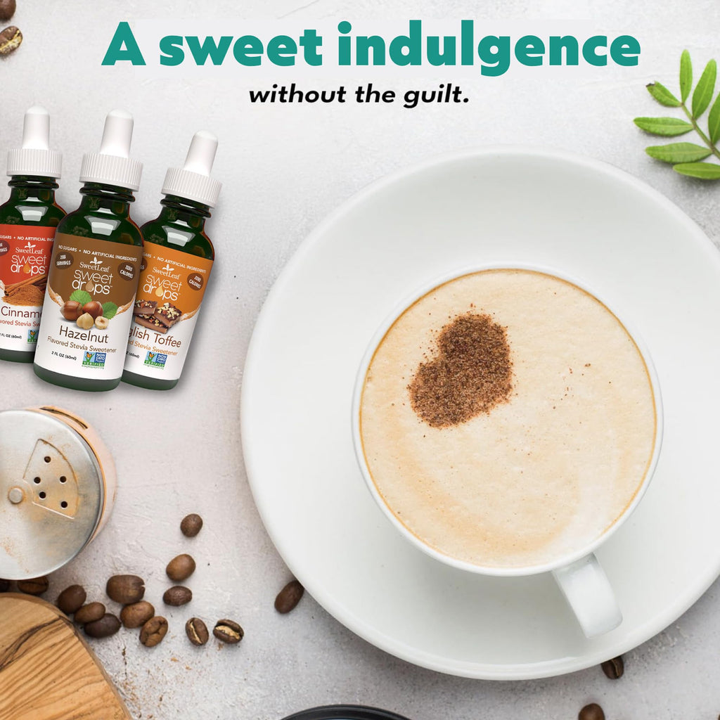 SweetLeaf Sweet Drops Vanilla Creme Liquid Stevia, Case of 6, 2 Fluid Ounce Bottles