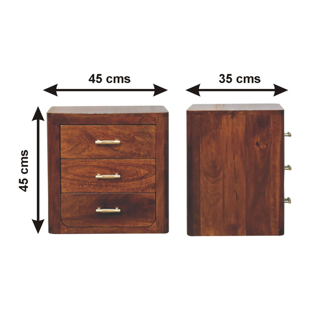 Luca - Nightstand - Brown