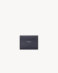 SAINT LAURENT Mini Leather Card Holder