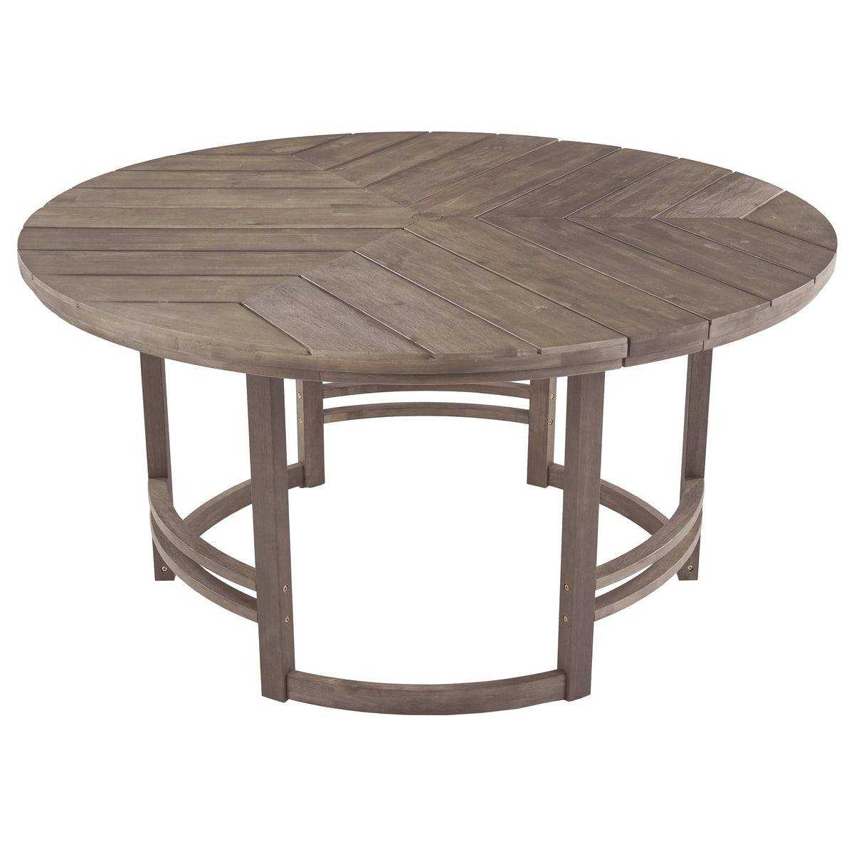 Outdoor Dining Set 5-Piece Patio Table and Chairs with Umbrella Hole