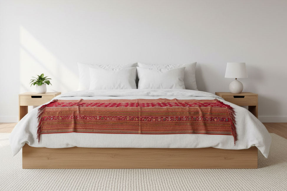 Antique Timor Tribe Figural Blanket