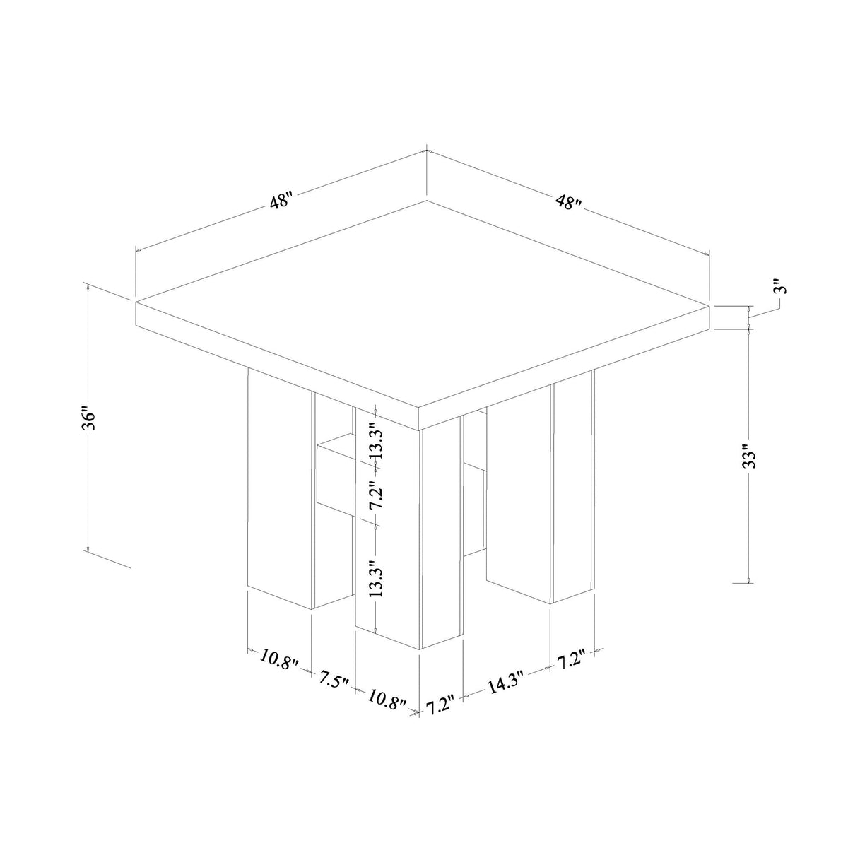 Mikha - Bar Table And 4 Bar Stools