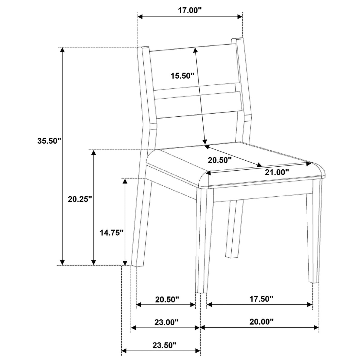 Medders - Dining Side Chair (Set of 2) - Brown