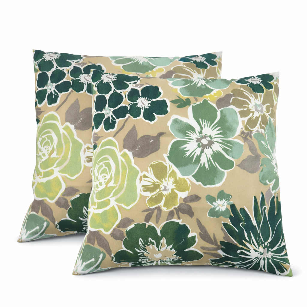 2 Pack Outdoor Throw Pillows