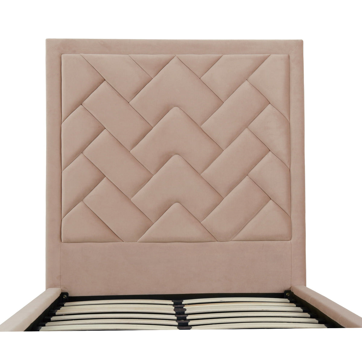Crosby - Bed With Upholstered Headboard And Slats