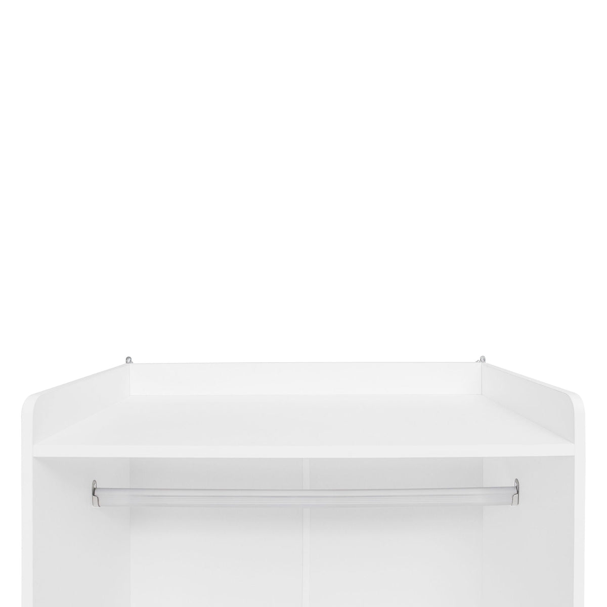 Wardrobe With 3 Drawers High Wardrobe Armoire With Rattan For Living Room Organizer - White