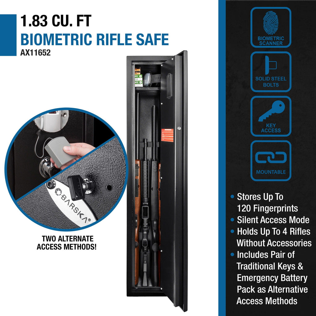 Biometric Rifle Safe