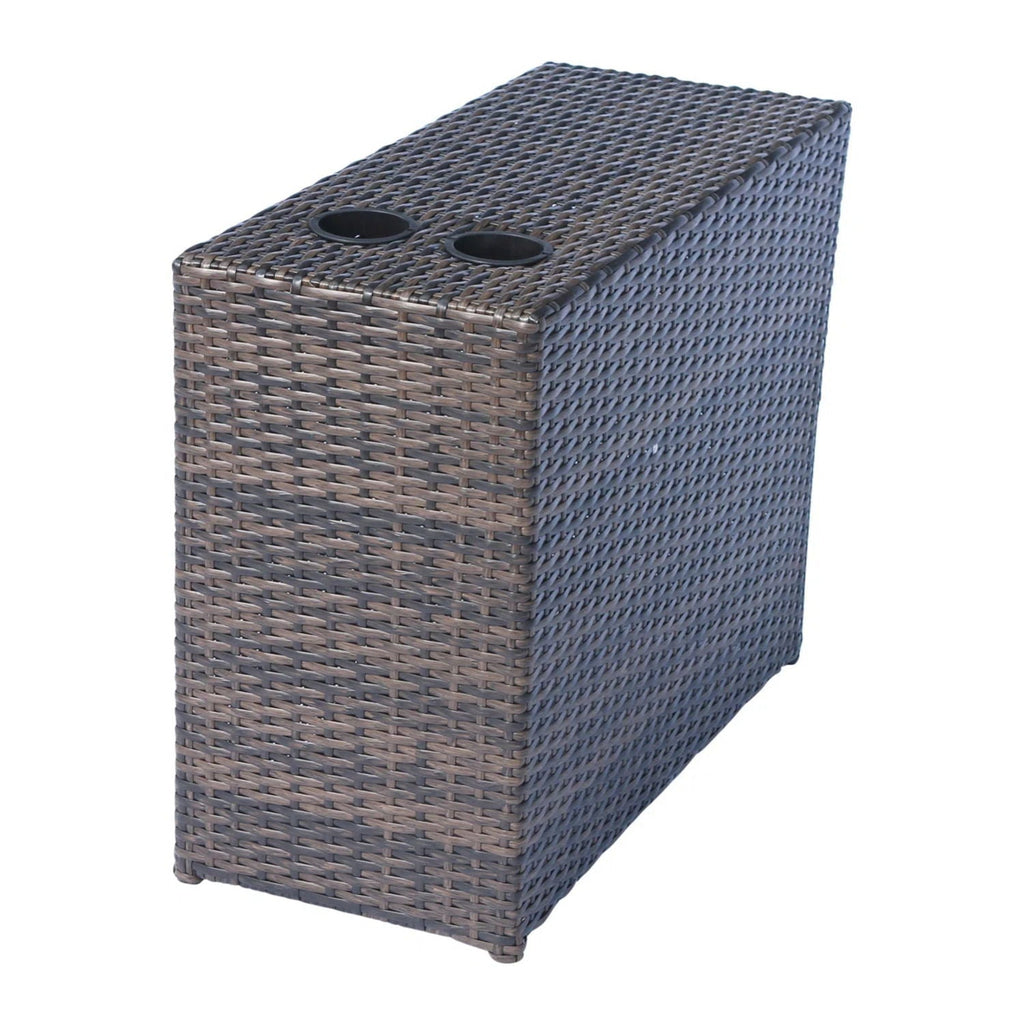 Stylish Modular Wicker Patio Seating Group