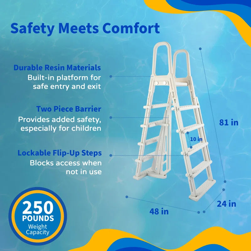 Belize round 52-In Deep 6-In Top Rail Swimming Pool Package