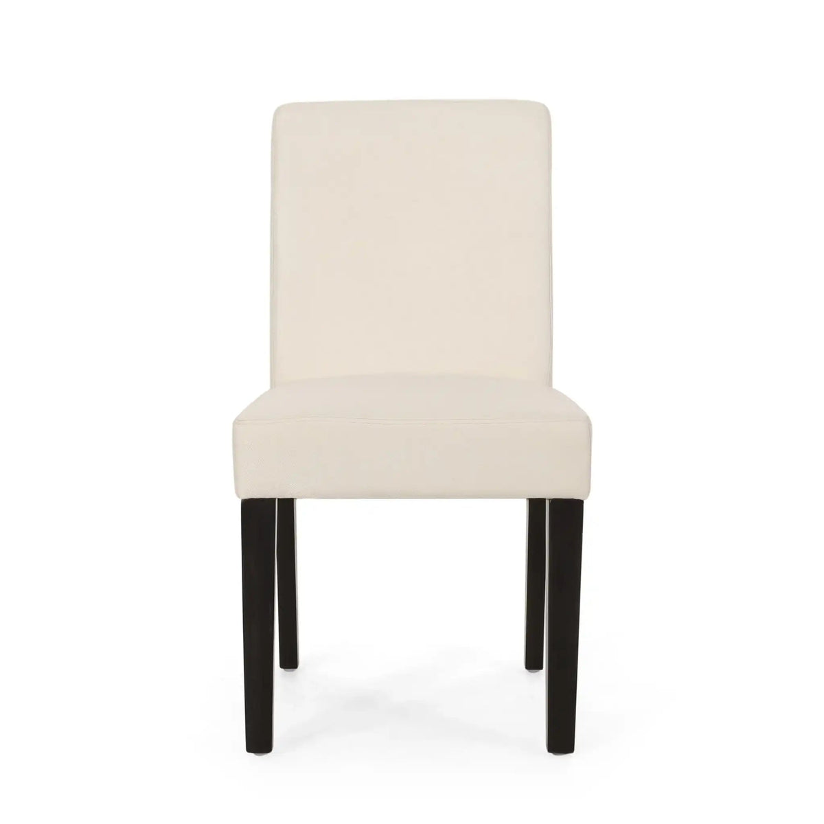 Contemporary Dining Chair With Upholstered Seating and Tapered Legs