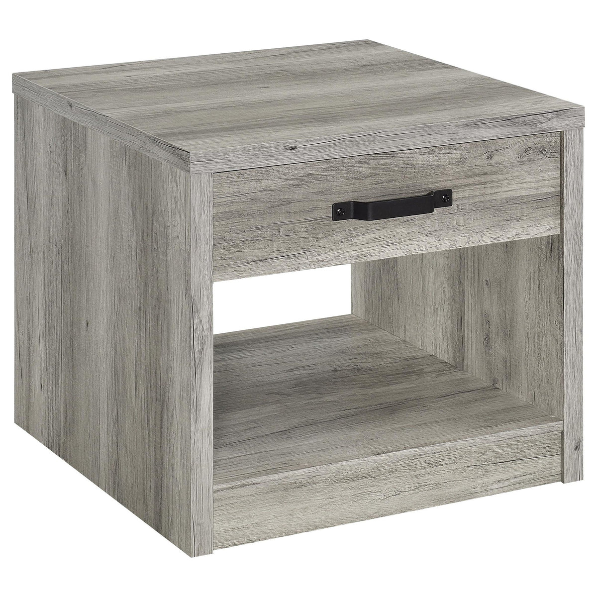 Nuberg - 1 Drawer Table - Gray