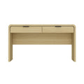 Grace - Office Desk & 2 Drawers - Oak