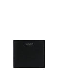SAINT LAURENT Mini Bifold Wallet with Signature Embossing