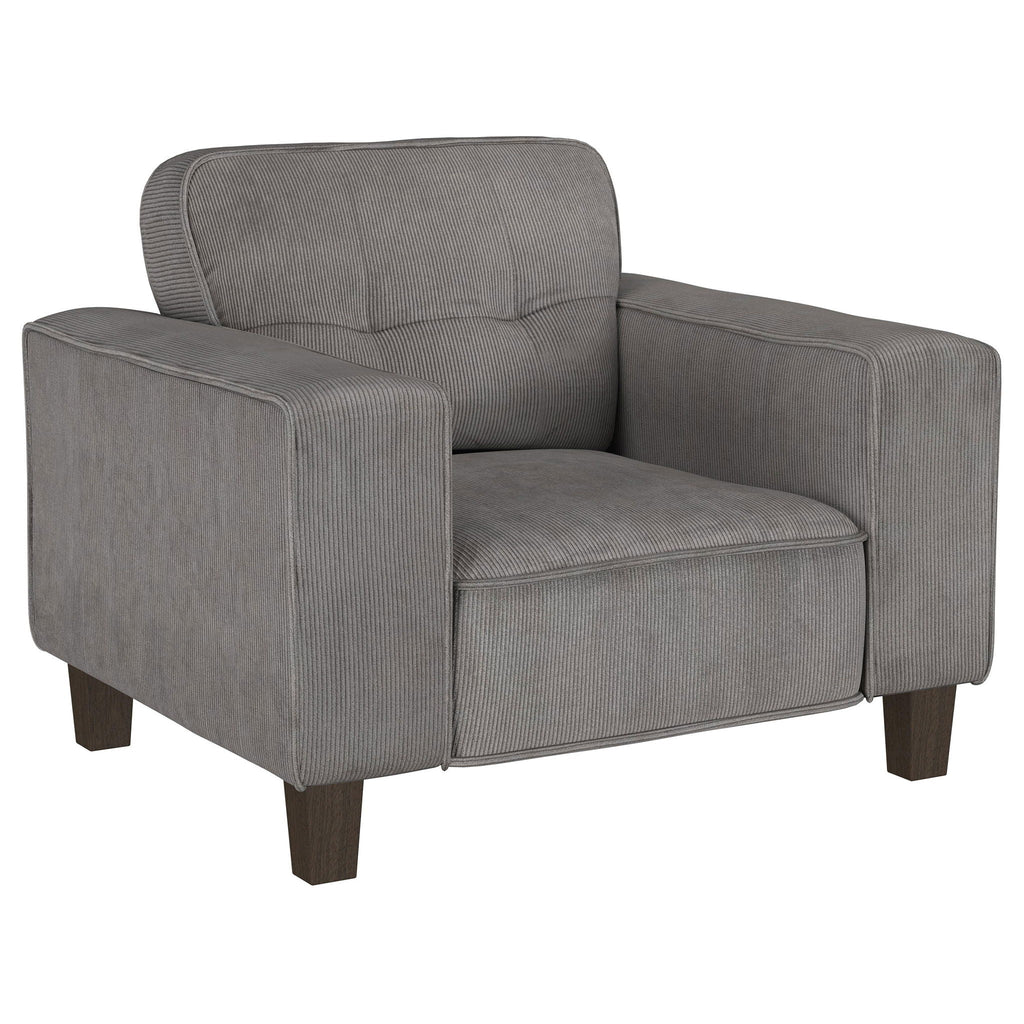 Dana - Track Arm Tufted Accent Chair