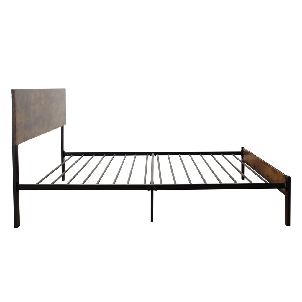 Twin Metal Bed Sturdy System Metal Bed Frame - Black
