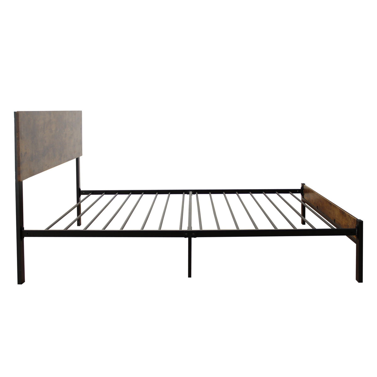 Twin Metal Bed Sturdy System Metal Bed Frame - Black