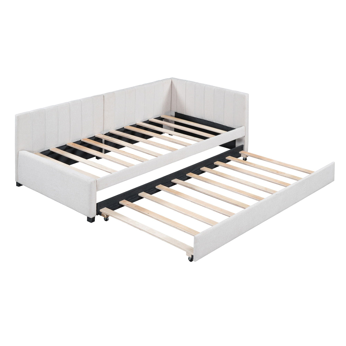Upholstered Daybed, Sofa Bed Frame, No Box Spring Needed