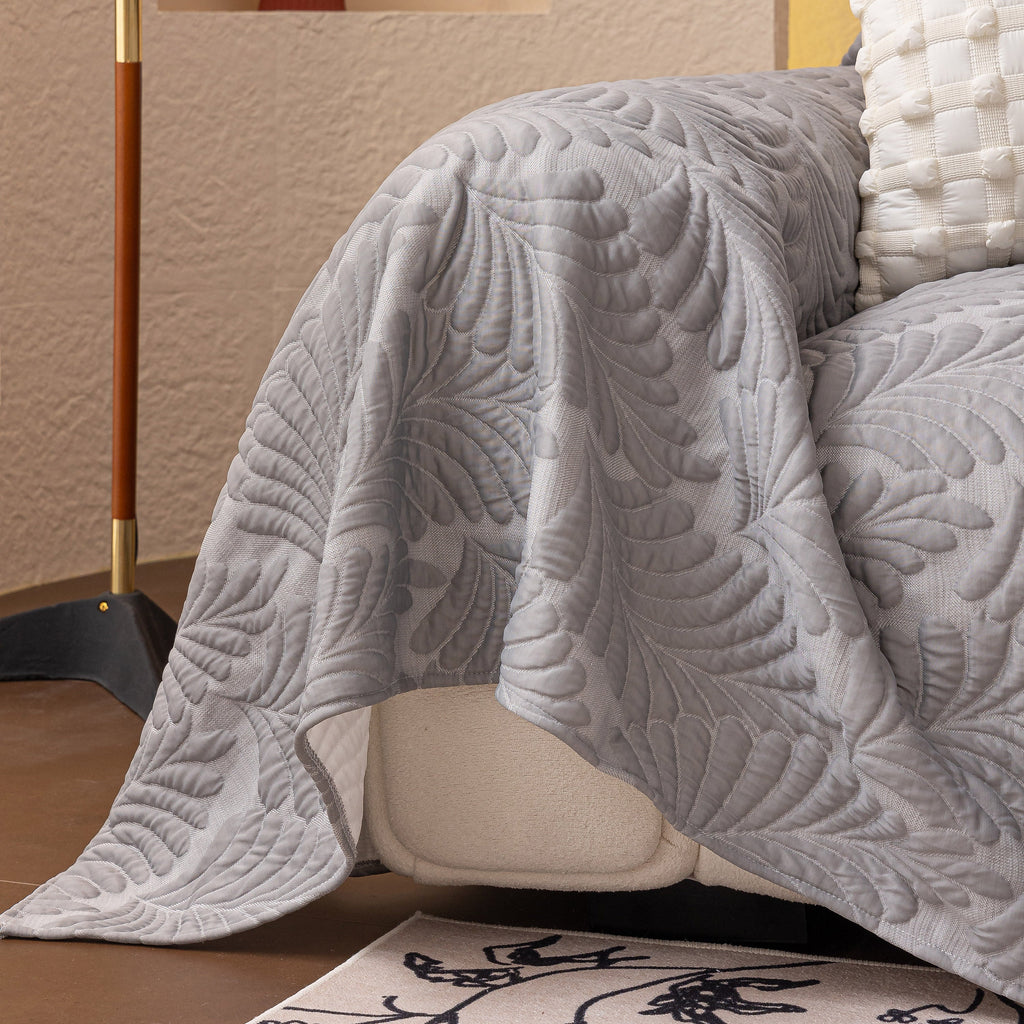 Cooling Quilted Non-Slip Furniture Protector for Pets & Kids, Washable Sofa Slipcover