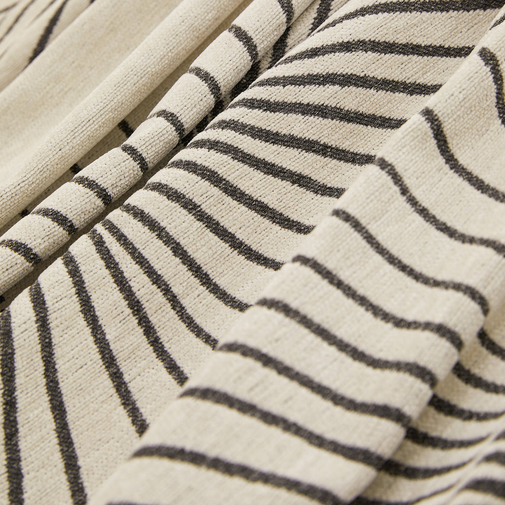Geometric Radial Striped L-Shape Sofa Cover: Thick, Reversible Furniture Blanket for Kids and Pets