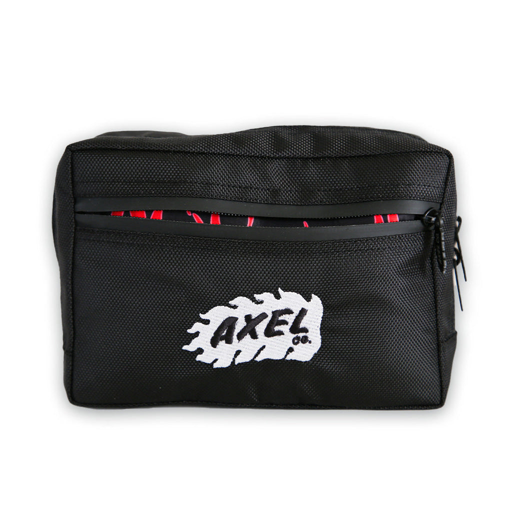 Black Canvas Motorcycle Bar Bag