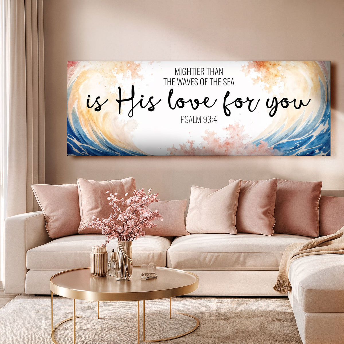 Mightier Than the Waves of the Sea Psalm 93:4 Faith Sign III