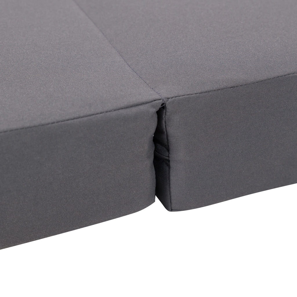 Gray Broadway Ian Chaise Lounge Cushion (Triple Folds)