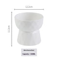 Ceramic High Foot Cervical Protection Pet Bowl
