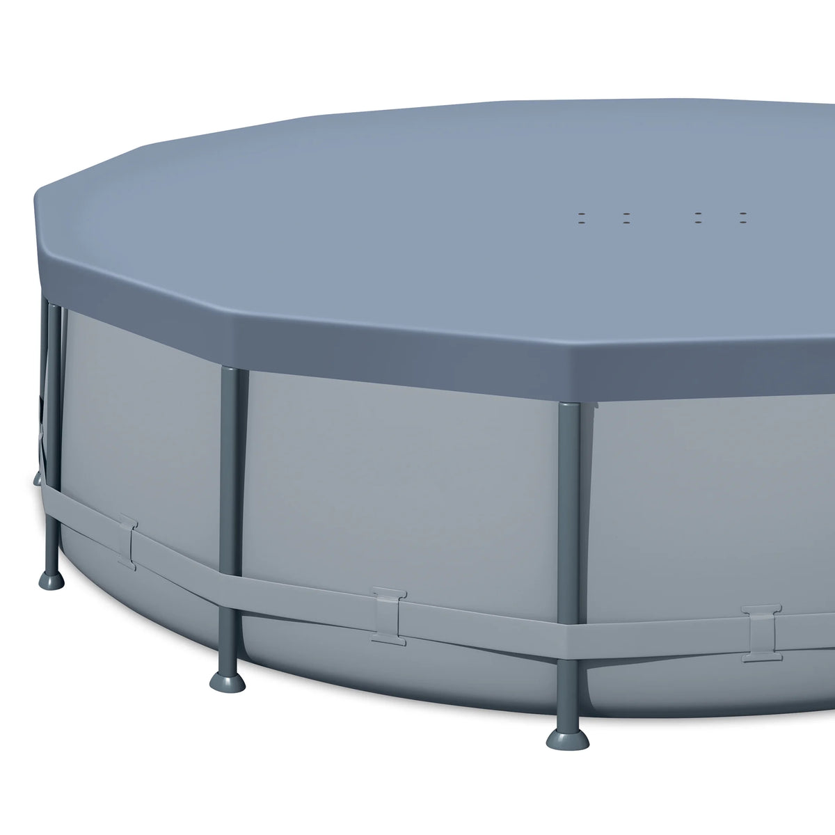 14 Ft Oasis round above Ground Metal Frame Swimming Pool, Includes Skimmerplus Pump, Age 6 & Up