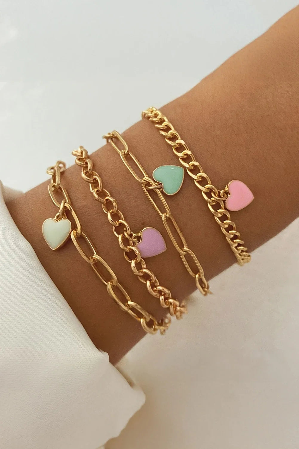 Heart Charm Bracelet