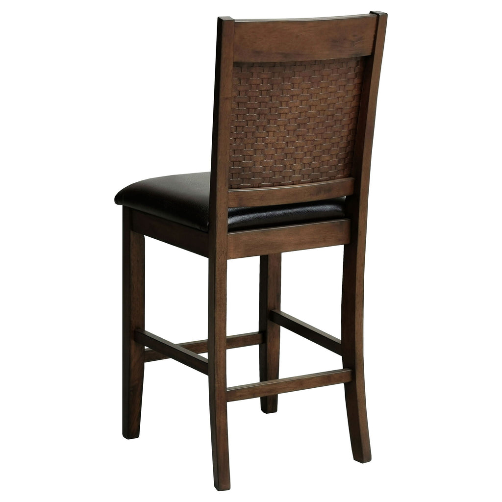 Ferrara - 5 Piece Counter Height Dining Set With Chairs - Walnut
