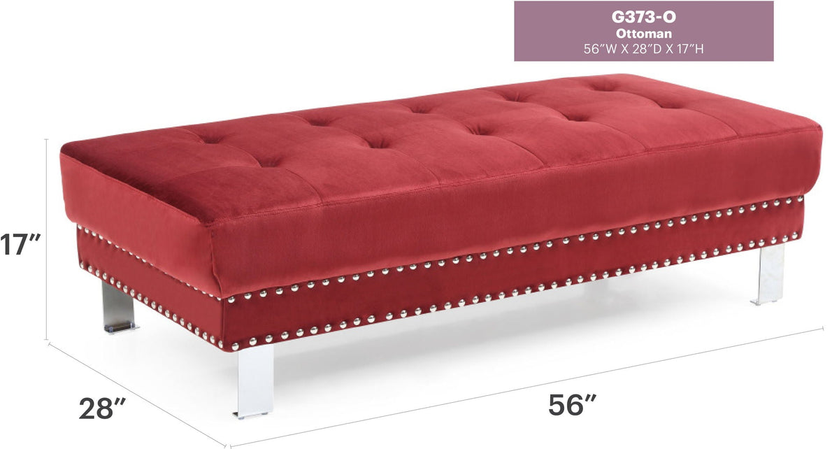 Elegant Contemporary Ottoman