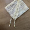 Embroidered Lace-trimmed Floral Silk Scarf