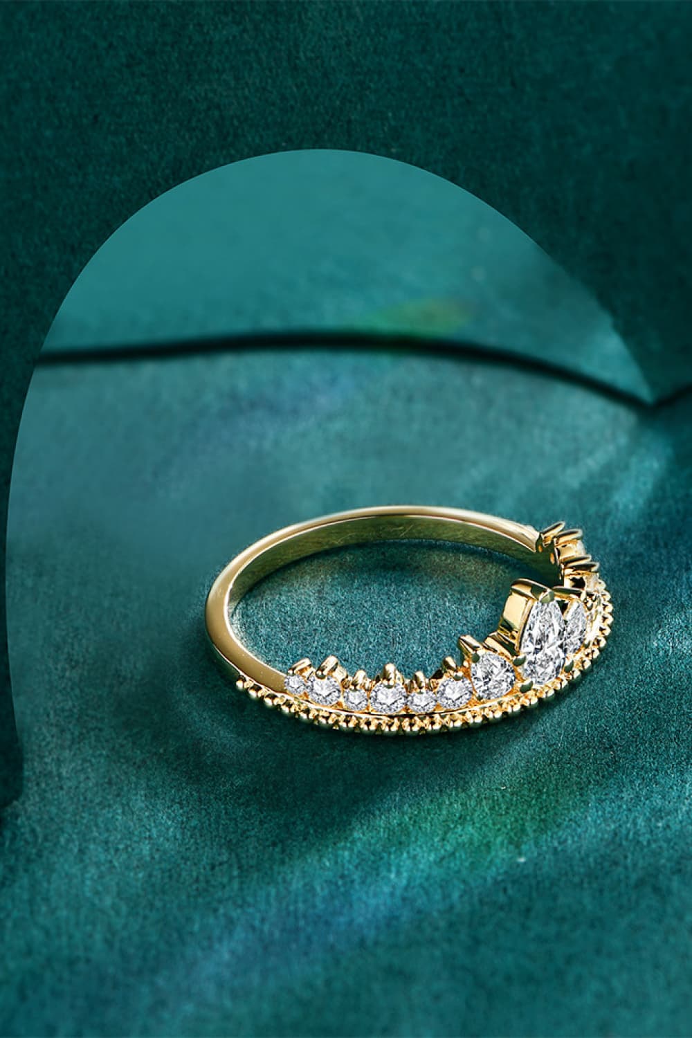 Crown Shape Sparkala™ Ring