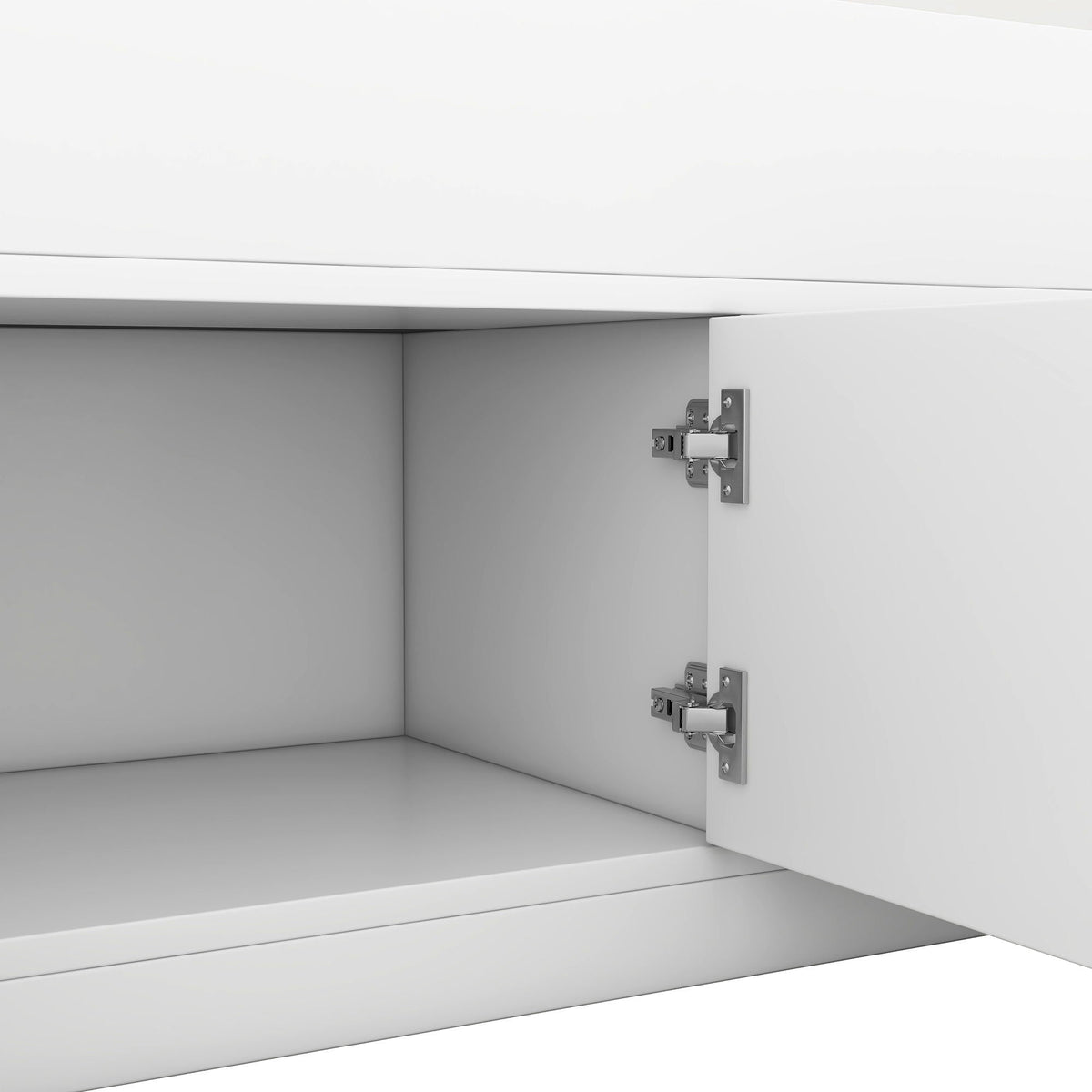Captain Platform Bed Frame With Storage Bookcases, Shelves, And 4 Drawers