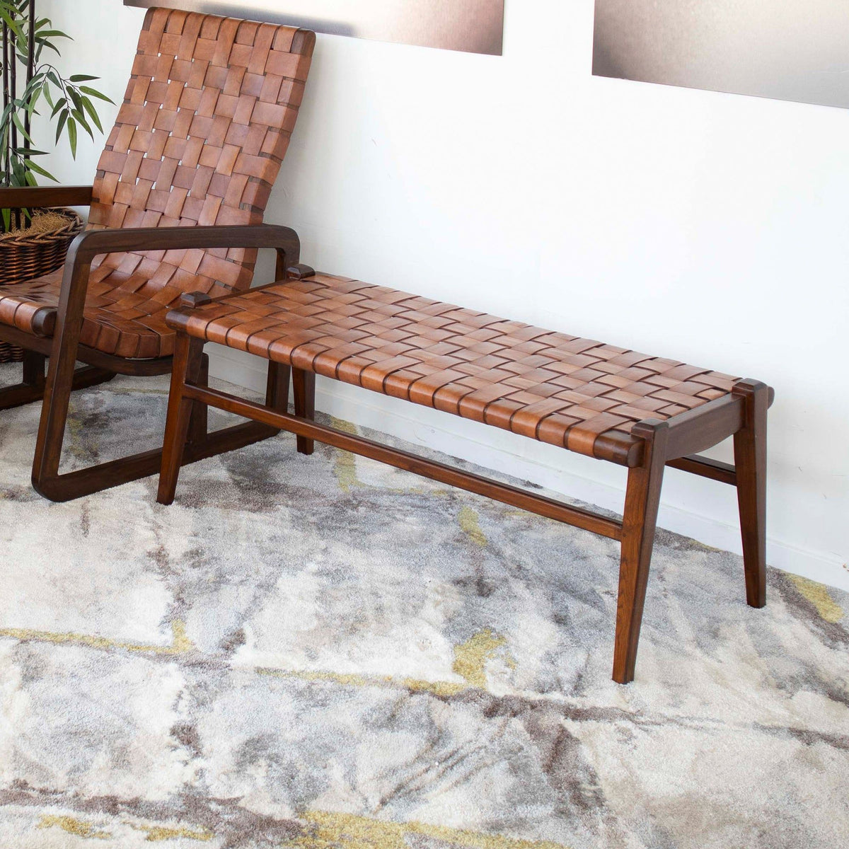 Cody - Bench - Brown / Tan