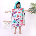Microfiber Children's Cloak Double-sided Velvet Quick-drying Beach Towel