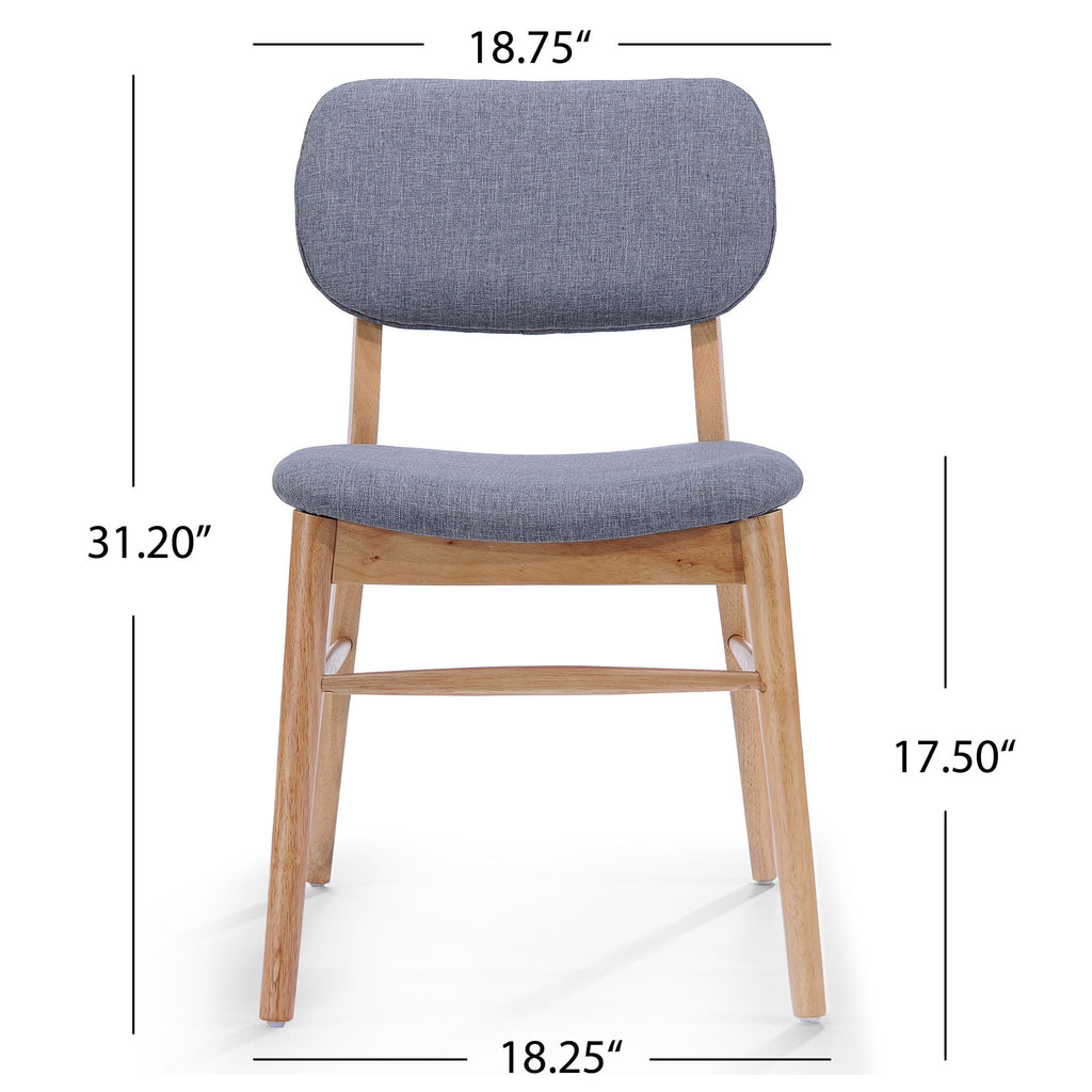 Voyager Upholstered Accent Chair With Splayed Legs And Wood Frame (Set of 2)